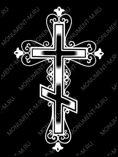 Крест гравировка АР10729