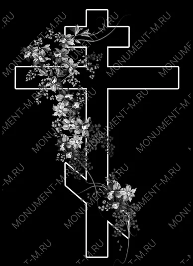Крест гравировка АР10734