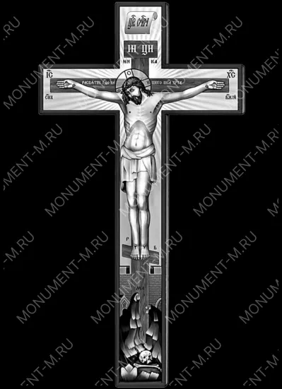 Крест гравировка АР10738