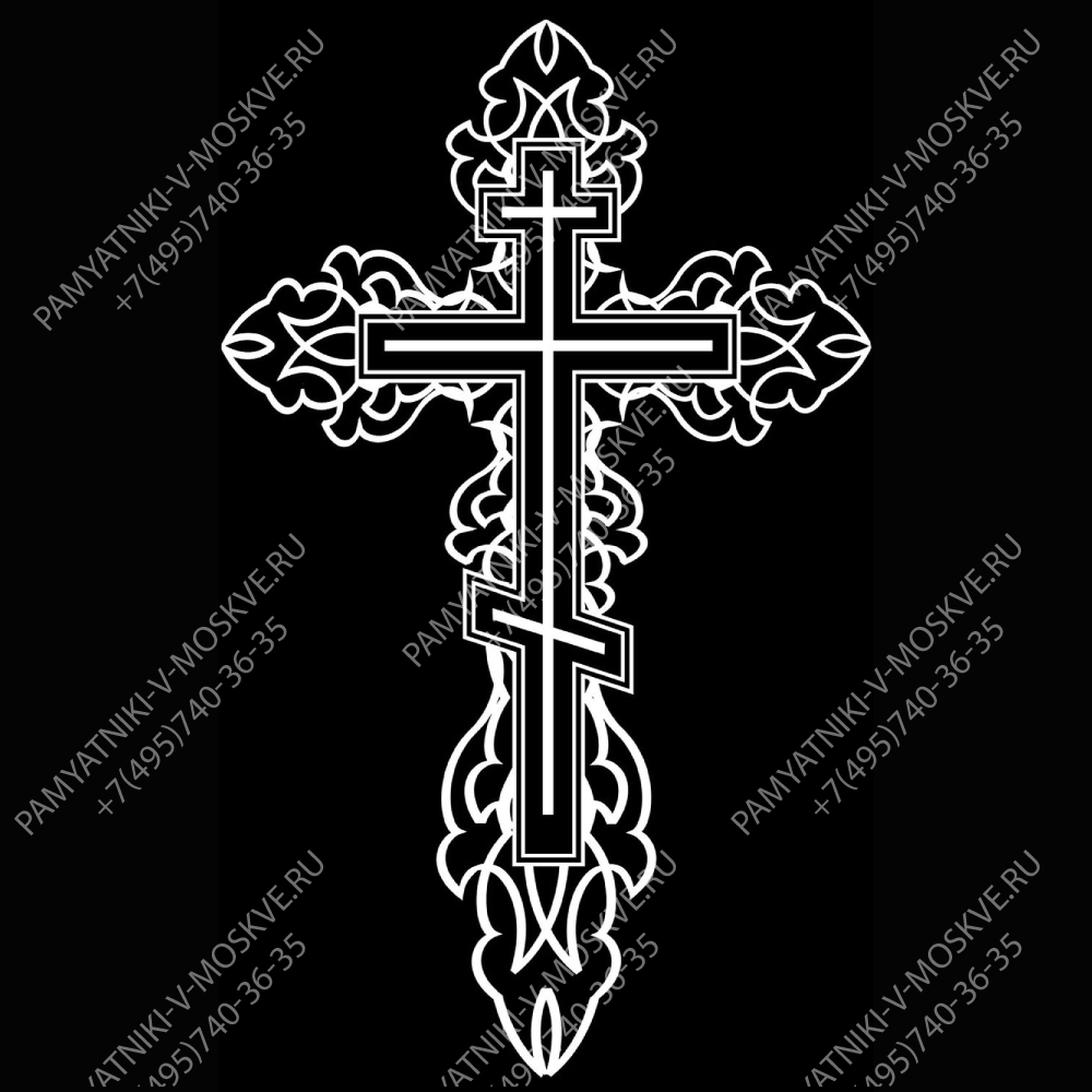 Крест гравировка АР10787