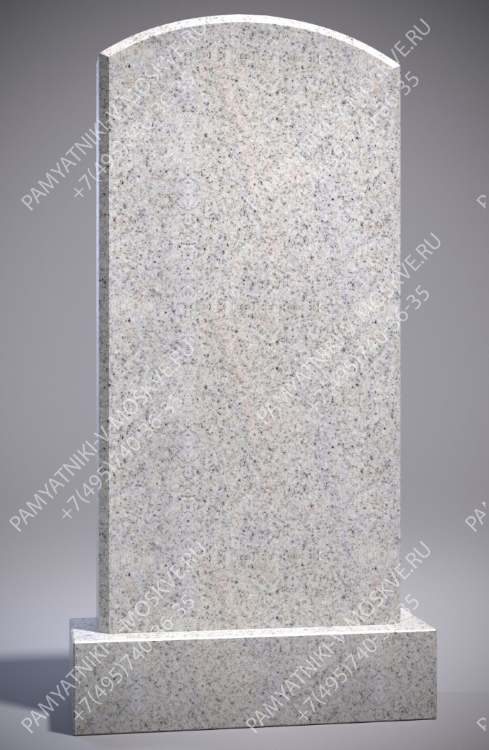 Аркообразная надгробная стела из Мансуровского гранита - изготовление АР1154